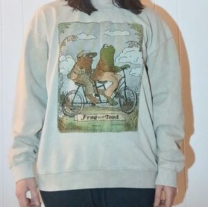 Frog and Toad Tapestry Sweater - Cream